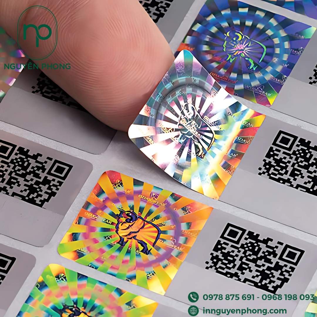 in tem vỡ hologram